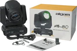 Algamlight Led Blanco 80W con Efectos de Color, Arco Iris y Estroboscópico