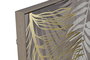 DKD Home Decor Cuadro Tropical Dorado Marron Lienzo 4 x 100 x 75 cm (2 Unidades)