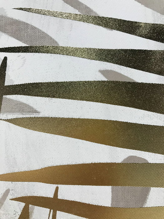 DKD Home Decor Cuadro Tropical Dorado Marron Lienzo 4 x 100 x 75 cm (2 Unidades)