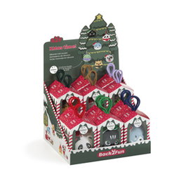 MIQUELRIUS COLECCIONES Exp 12 monederos silicona glitter, Navidad
