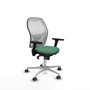 PIQUERAS Y CRESPO Silla de oficina Jorquera Verde esmeralda y Blanco