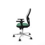 PIQUERAS Y CRESPO Silla de oficina Jorquera Verde esmeralda y Blanco