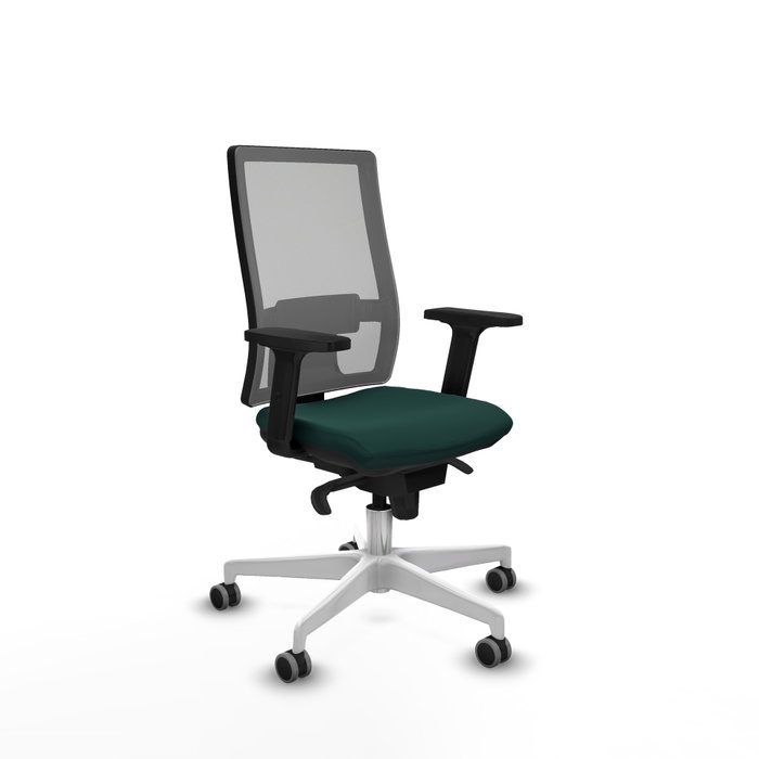 PIQUERAS Y CRESPO Silla de oficina Horna Verde botella y Gris PIQUERAS Y CRESPO Silla de oficina Horna Verde botella y Gris