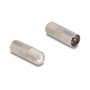 DeLOCK Antena activa omnidireccional DAB+ DVB-T2 con conector F, 5-25 dB, negra