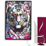 Home Deco Factory Cuadro Tigre 60x90 cm