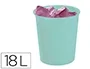 Archivo 2000 Papelera Ecogreen 18 Litros Reciclado Verde Pastel 240x310 mm