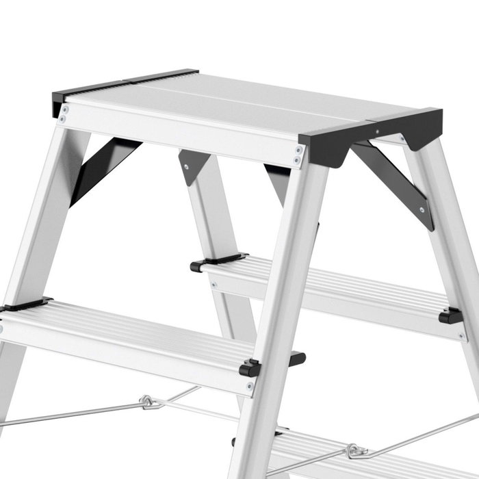 Hailo D60 StandardLine Escalera de doble cara 2x7 peldaños