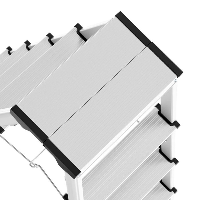 Hailo D60 StandardLine Escalera de doble cara 2x7 peldaños
