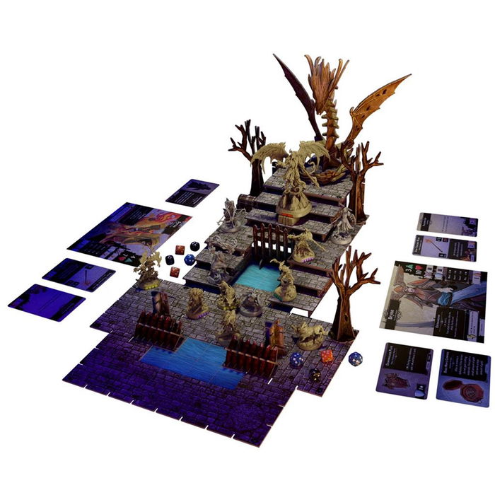 Fantasy Flight Games - Descent: Leyendas de las Tinieblas - Juego de Mesa de Mazmorras, Campaña con App, Cooperativo, a Partir de 14 Años, PEGI 14