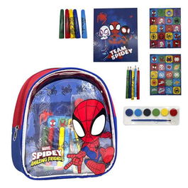 Cerdá Set Papelería Mochila Spidey Marvel 22x23x7cm