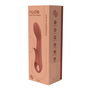 Vibrador Doble Estimulación Nude Marrón