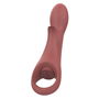 Vibrador Doble Estimulación Nude Marrón
