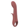 Vibrador Doble Estimulación Nude Marrón