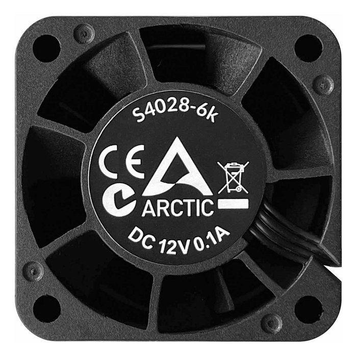 ARCTIC S4028-6K Ventilador de Servidor 40mm Value Pack de 5 Piezas, PWM, 250-6000 RPM, 12.06 m3/h, Negro