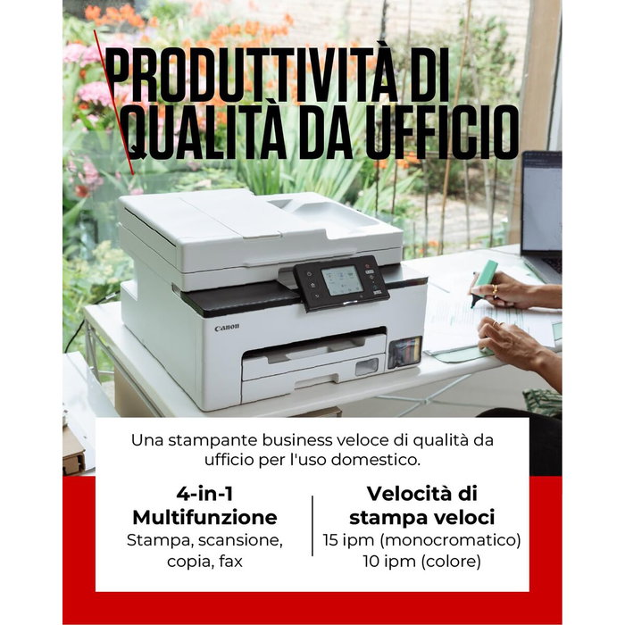 Canon MAXIFY GX2050 Impresora Multifunción Inyección de Tinta 4 en 1 Wi-Fi A4 Canon MAXIFY GX2050 Impresora Multifunción Inyección de Tinta 4 en 1 Wi-Fi A4