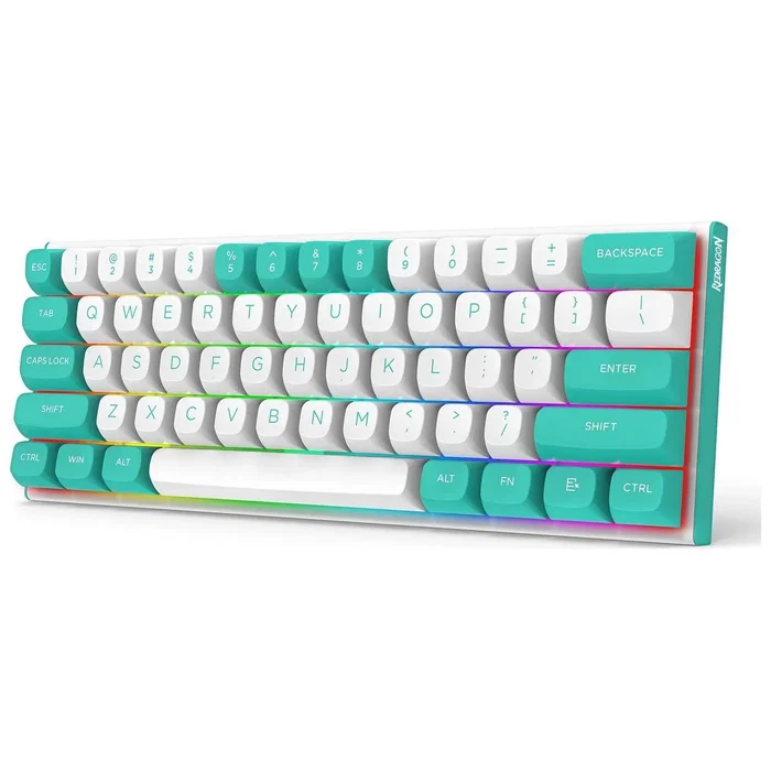 Redragon K683WB RGB FIDD Teclado Gaming 60% Mecánico RGB Cableado USB Layout Español Redragon K683WB RGB FIDD Teclado Gaming 60% Mecánico RGB Cableado USB Layout Español