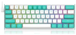 Redragon K683WB RGB FIDD Teclado Gaming 60% Mecánico RGB Cableado USB Layout Español