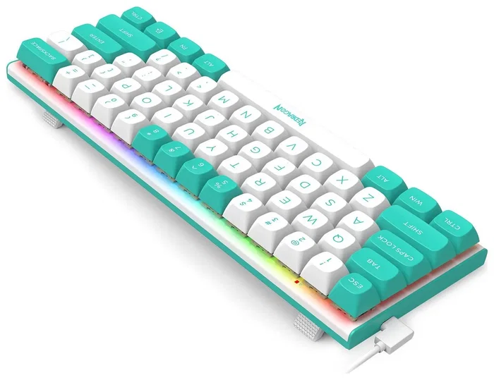 Redragon K683WB RGB FIDD Teclado Gaming 60% Mecánico RGB Cableado USB Layout Español Redragon K683WB RGB FIDD Teclado Gaming 60% Mecánico RGB Cableado USB Layout Español