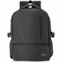 Aisens Mochila Deportiva Impermeable para Portátil 15.6, Negro