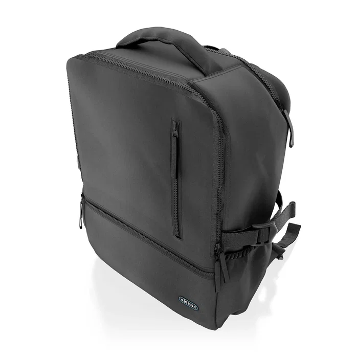 Aisens Mochila Deportiva ASBG-BP086-BK para Portátil de 15,6 Pulgadas, Negra