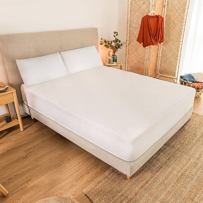 Protector de colchón Cecotec Flow ProtectMattress 1000 Blanco Cama de 135 Protector de colchón Cecotec Flow ProtectMattress 1000 Blanco Cama de 135