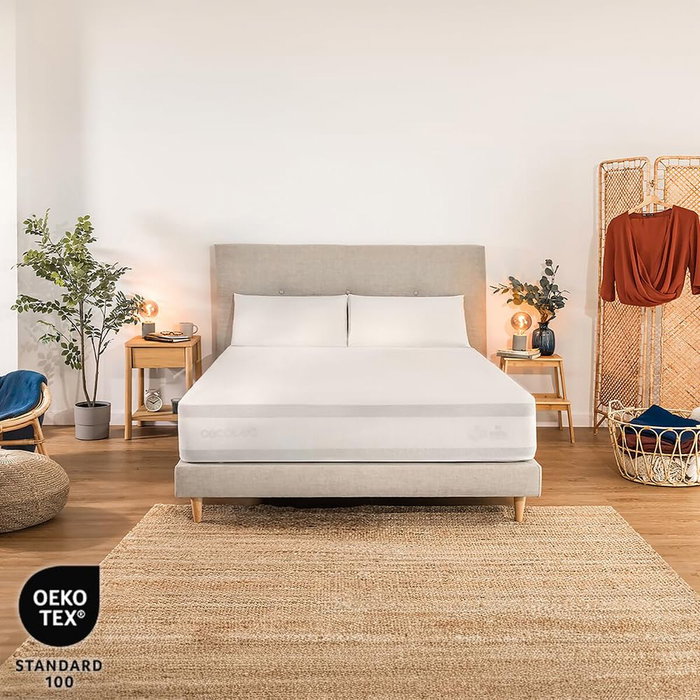 Protector de colchón Cecotec Flow ProtectMattress 1000 Blanco Cama de 135 Protector de colchón Cecotec Flow ProtectMattress 1000 Blanco Cama de 135