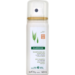 Klorane Champú Seco con Leche de Avena para Cabello Castaño o de Tonos Oscuros 50 ml