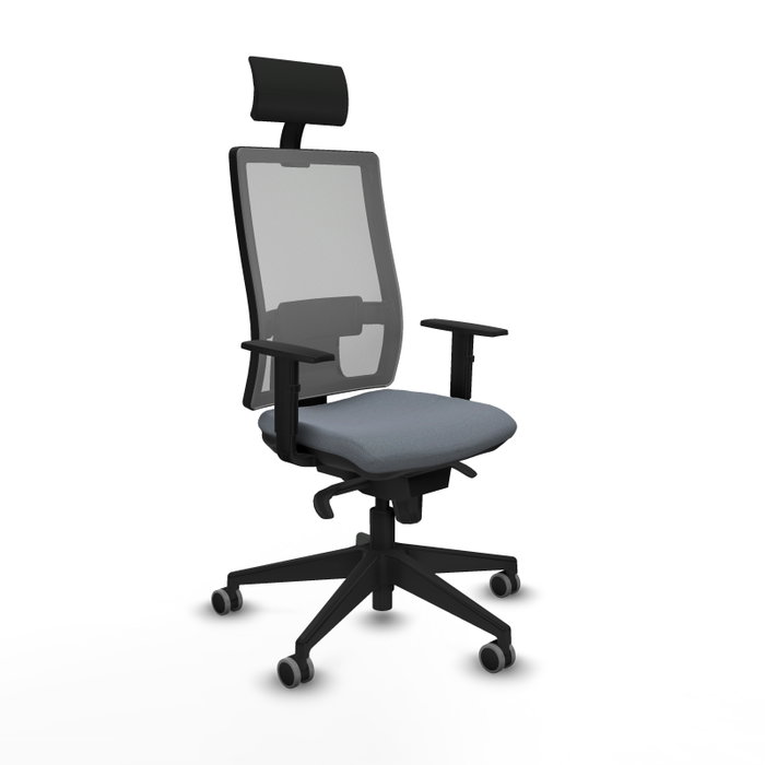 PIQUERAS Y CRESPO Silla de oficina Horna Gris con mecanismo Sincro PIQUERAS Y CRESPO Silla de oficina Horna Gris con mecanismo Sincro