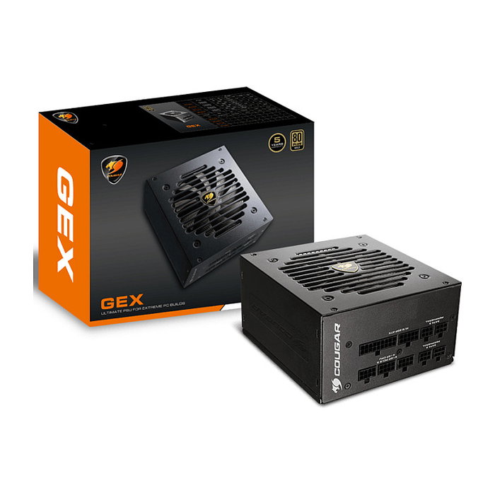 Cougar Fuente de Alimentación GEX 850W ATX3.0 / 80 Plus Gold / Modular para PC Cougar Fuente de Alimentación GEX 850W ATX3.0 / 80 Plus Gold / Modular para PC
