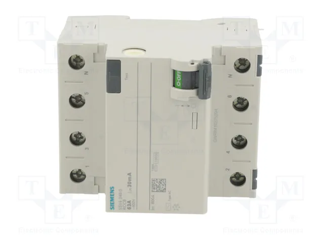 SIEMENS 5SV4346-0 Interruptor diferencial 63A 30mA 3+N