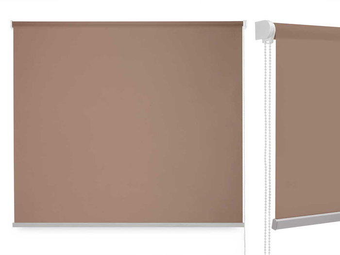 Giftdecor Estor Ventana 120 x 180 cm Marrón Plástico y Tela (Set de 6) Giftdecor Estor Ventana 120 x 180 cm Marrón Plástico y Tela (Set de 6)