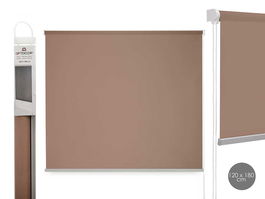 Giftdecor Estor Ventana 120 x 180 cm Marrón Plástico y Tela (Set de 6)