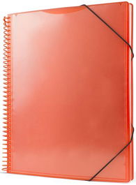 Carpeta Fundas (Tarifario) Pryse Pp Personalizable A4 50 F. Naranja (Set de 6)