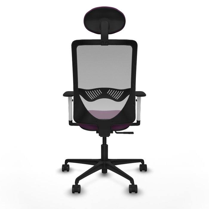 PIQUERAS Y CRESPO Silla de oficina Zulema con mecanismo Sincro, Morado y Gris PIQUERAS Y CRESPO Silla de oficina Zulema con mecanismo Sincro, Morado y Gris