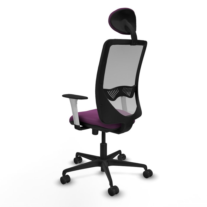 PIQUERAS Y CRESPO Silla de oficina Zulema con mecanismo Sincro, Morado y Gris PIQUERAS Y CRESPO Silla de oficina Zulema con mecanismo Sincro, Morado y Gris