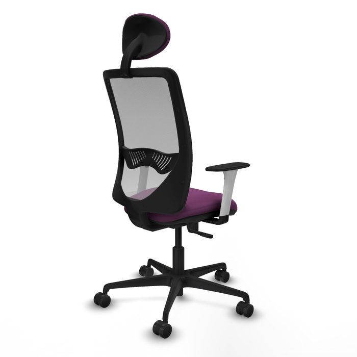 PIQUERAS Y CRESPO Silla de oficina Zulema con mecanismo Sincro, Morado y Gris PIQUERAS Y CRESPO Silla de oficina Zulema con mecanismo Sincro, Morado y Gris