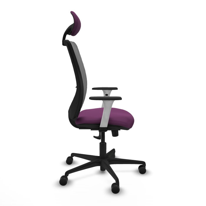 PIQUERAS Y CRESPO Silla de oficina Zulema con mecanismo Sincro, Morado y Gris PIQUERAS Y CRESPO Silla de oficina Zulema con mecanismo Sincro, Morado y Gris