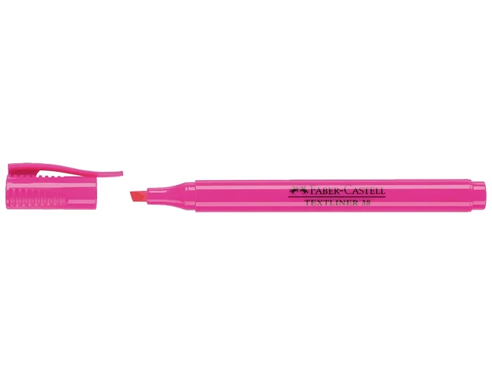 Faber-Castell Textliner 38 Rosa Fluorescente Pack de 10