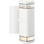 Jandy Aplique de Exterior Blanco GU10 Máx 2x18W BRI4004353346989 Bombilla no incluida