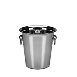 Comas Berlin Cubo Hielo, Cubo de Acero Inoxidable para Hielo, 12 cm de Diámetro x 11 cm de Alto
