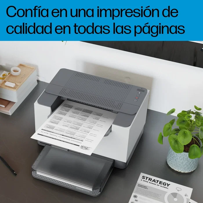 HP LaserJet M207dw Impresora Láser Monocromo con Wi-Fi y Dúplex Gris/Blanco