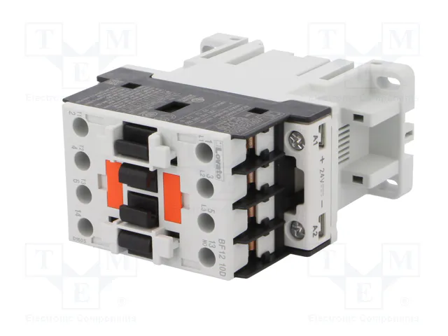 LOVATO ELECTRIC BF1210D024 Contactor 3-polar 12A 24VDC