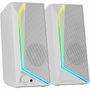 Mars Gaming MS72W Altavoces Gaming 2.0 RGB Blanco 15W RMS