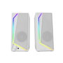 Mars Gaming MS72W Altavoces Gaming 2.0 RGB Blanco 15W RMS