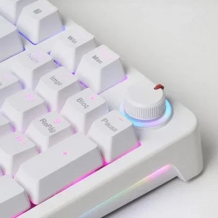 Mars Gaming MKPROWBES Teclado Gaming Mecánico Switch Azul Blanco Full Size Mars Gaming MKPROWBES Teclado Gaming Mecánico Switch Azul Blanco Full Size