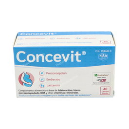 NIAM Concevit Preconcepcion 40 Cápsulas