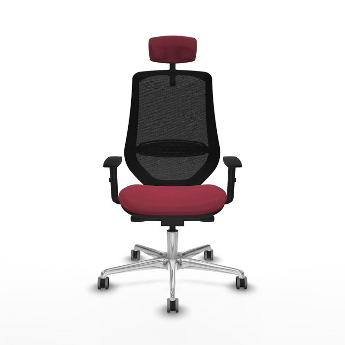 PIQUERAS Y CRESPO Silla de oficina Mardos con mecanismo Sincro/Traslack, Granate y Negro PIQUERAS Y CRESPO Silla de oficina Mardos con mecanismo Sincro/Traslack, Granate y Negro