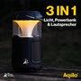 Aqiila Soundbird B10 3-en-1 Lámpara con altavoz y powerbank Negro
