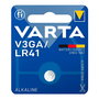 Varta Pila Botón Alcalina LR41 V3GA 1,5V Ø7,9x3,6mm Blister 1 Unidad
