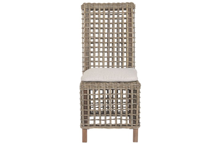 DKD Home Decor Silla de Madera de Mahogany y Ratán Marrón DKD Home Decor Silla de Madera de Mahogany y Ratán Marrón